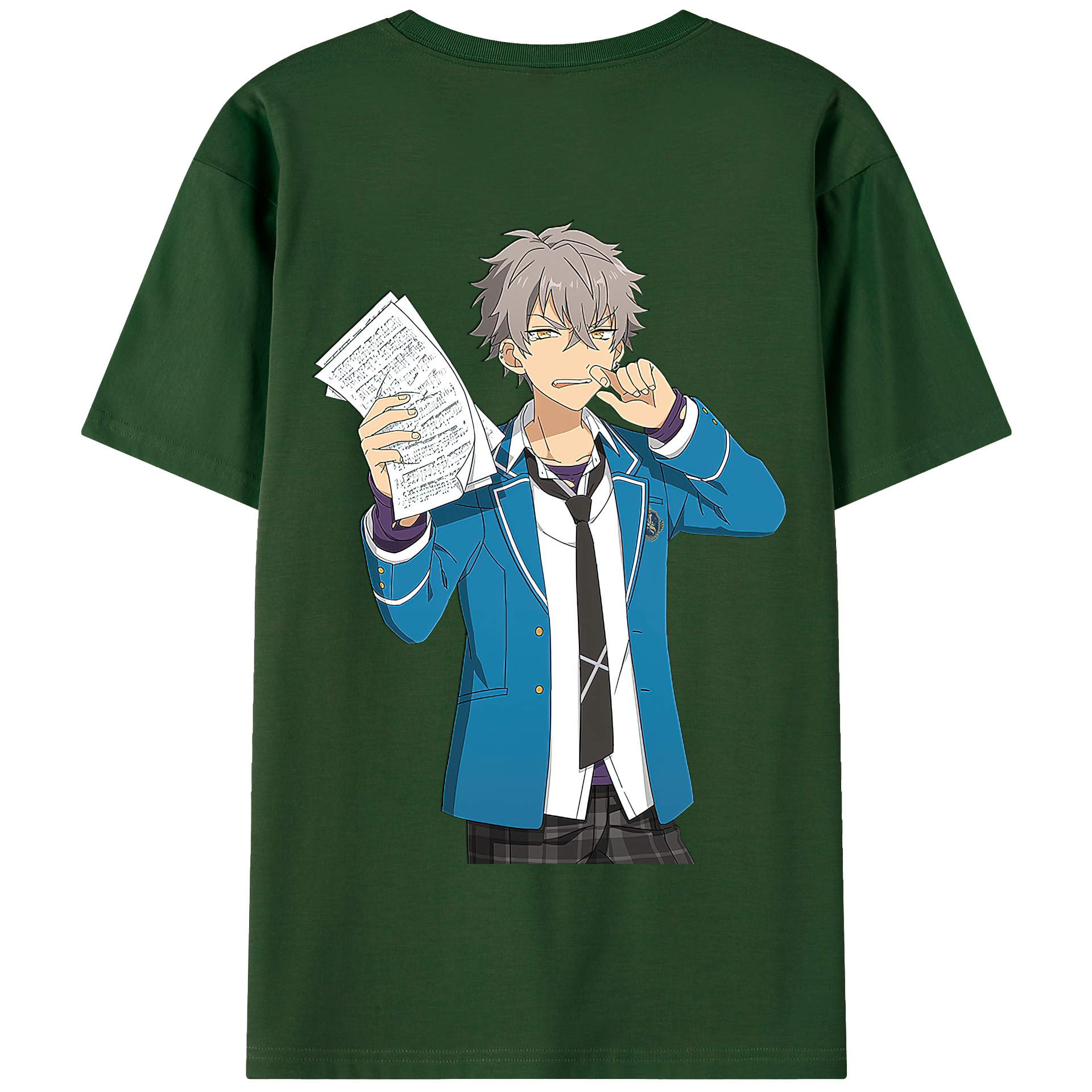 （画像用） あんさんぶるスターズ! Ensemble Stars 綿100％半袖Tシャツ（背面プリント）